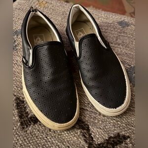 Vans Leather Slip-On Shoes